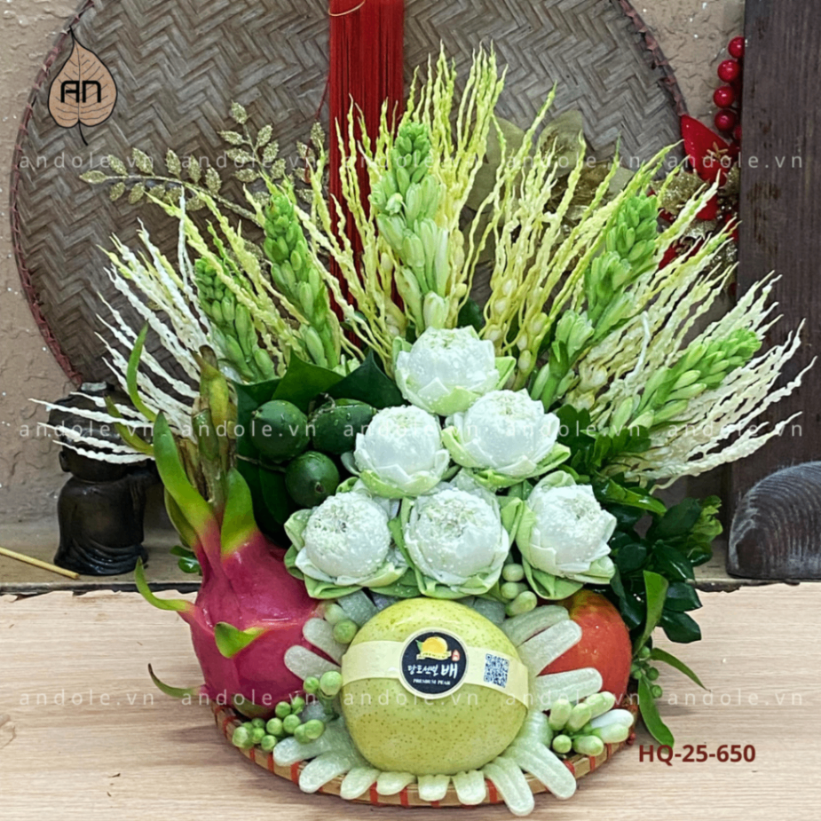 Mẹt Hoa Quả Size 25cm - Mẫu 101