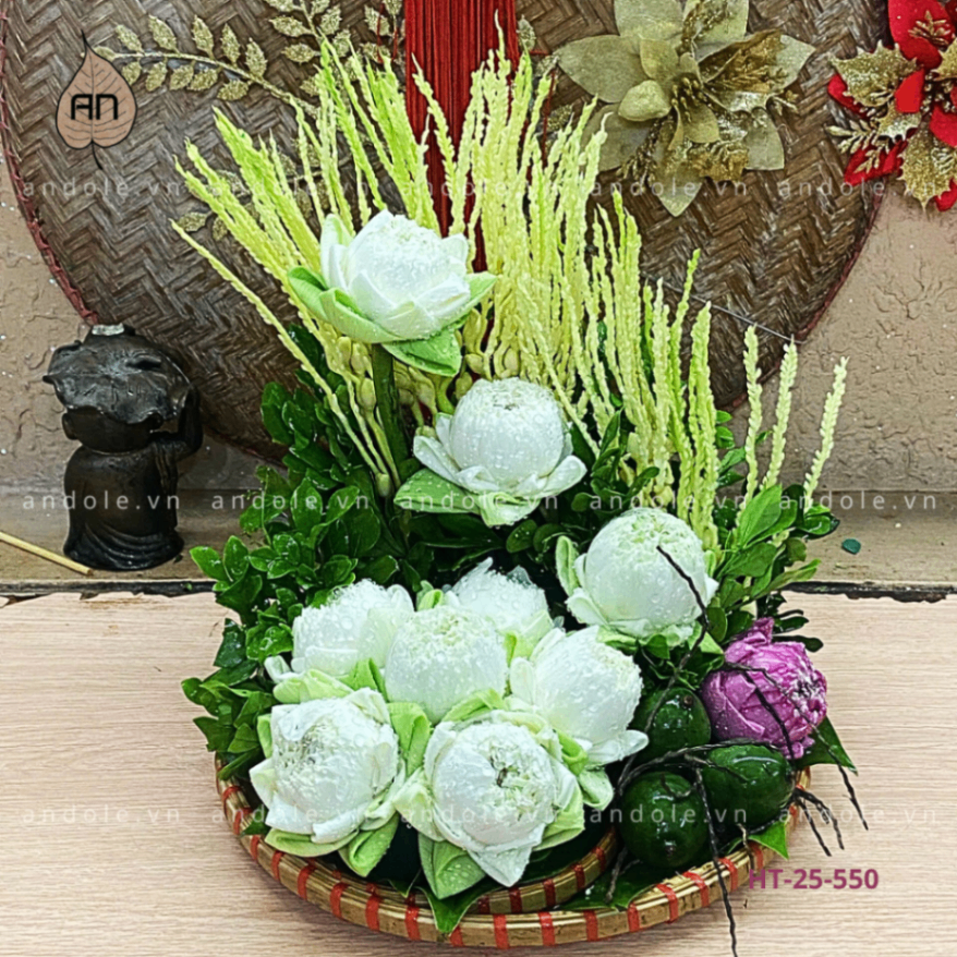 Mẹt Hoa Trầu Size 25cm Mẫu 56