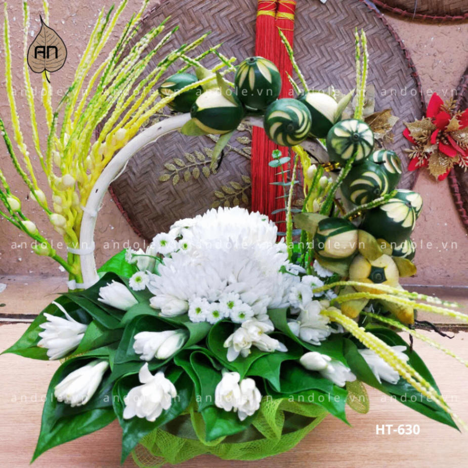 Giỏ Hoa Quả Mẫu 33
