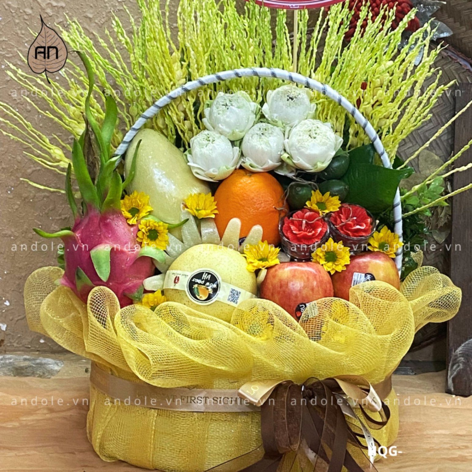 Giỏ Hoa Quả Mẫu 27