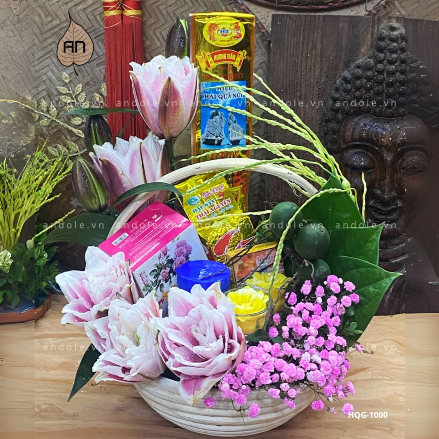 Giỏ Hoa Quả Mẫu 34