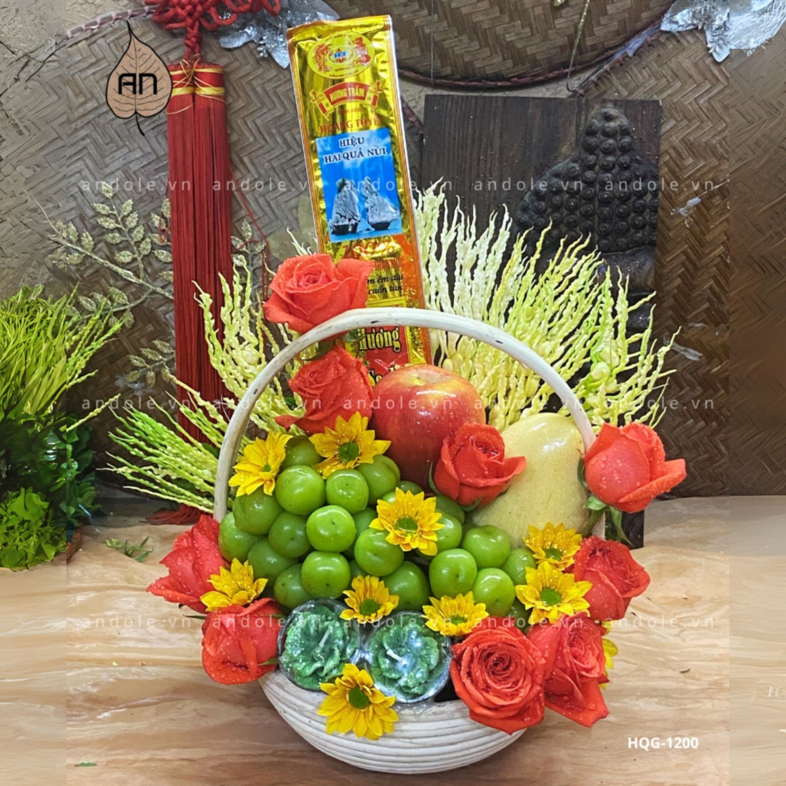 Giỏ Hoa Quả Mẫu 35