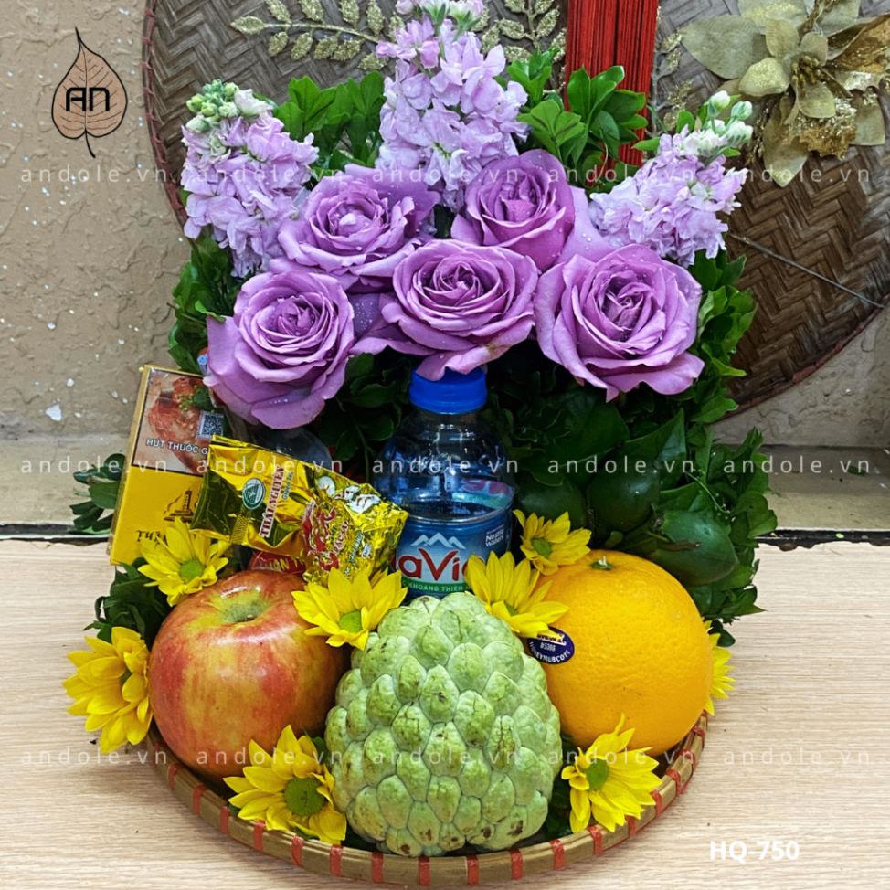 Mẹt Hoa Quả Size 25cm - Mẫu 117