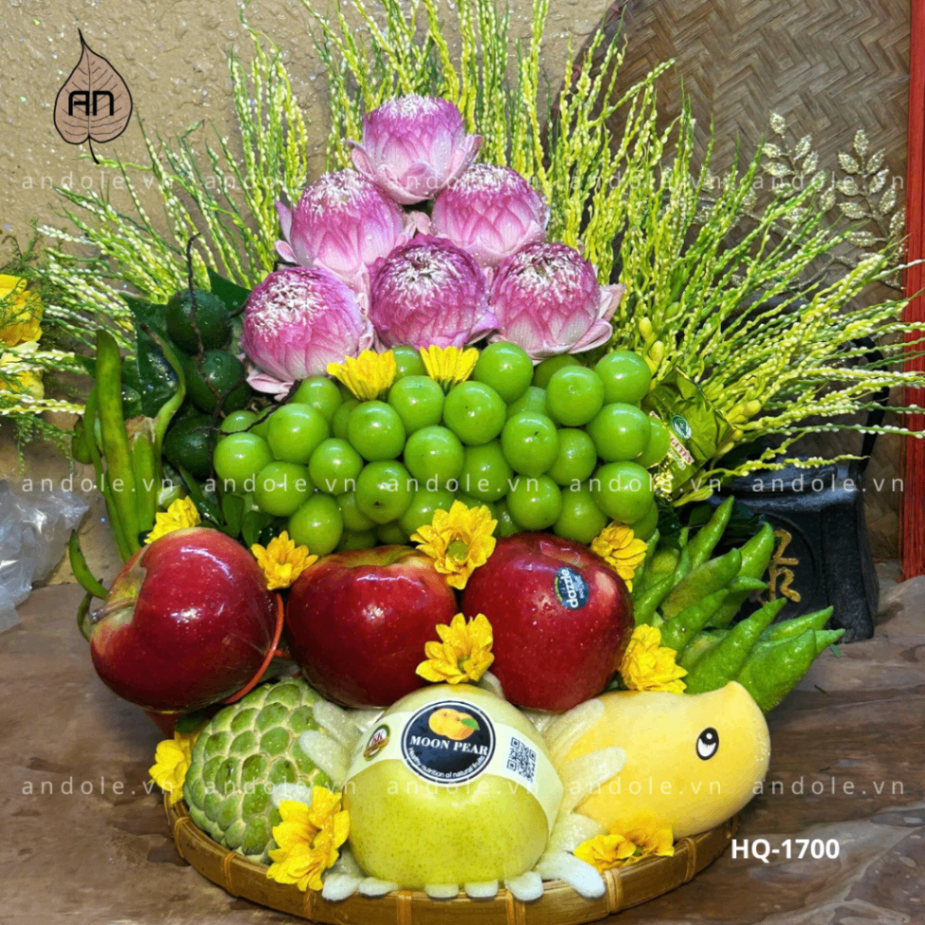 Mẹt Hoa Quả Size 30cm - Mẫu 20