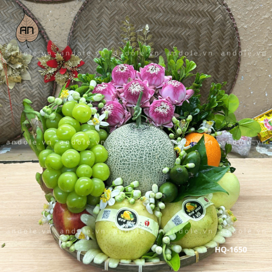 Mẹt Hoa Quả Size 30cm - Mẫu 18