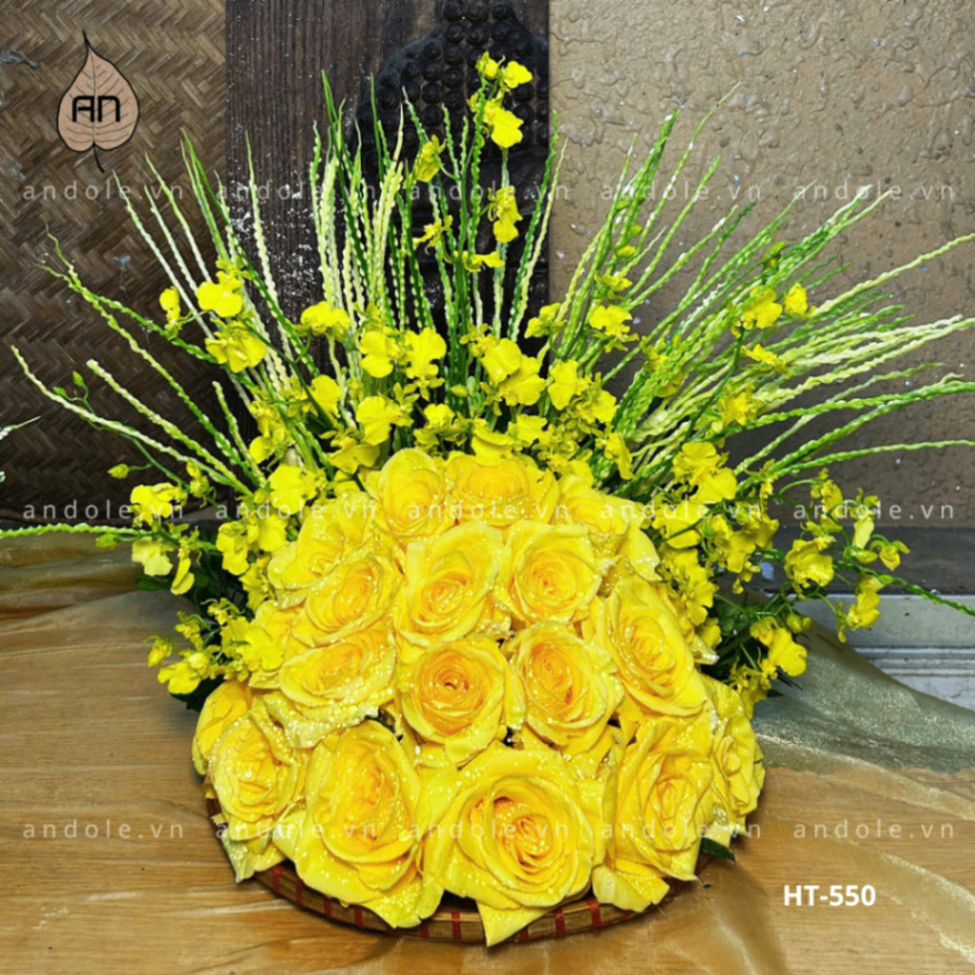 Mẹt Hoa Trầu Size 25cm Mẫu 62