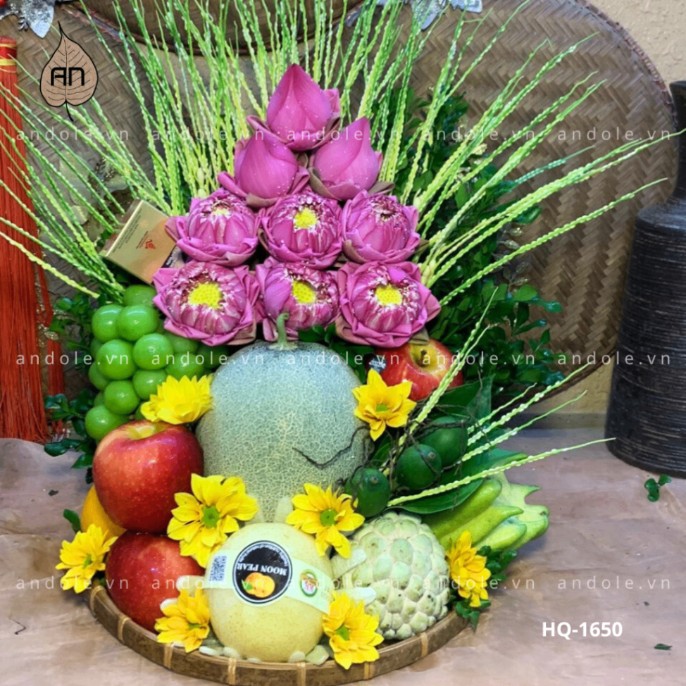 Mẹt Hoa Quả Size 30cm - Mẫu 21
