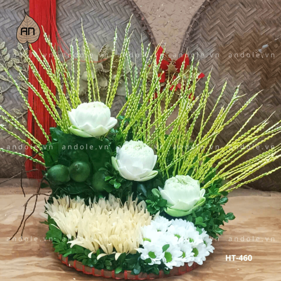 Mẹt Hoa Trầu Size 25cm Mẫu 65