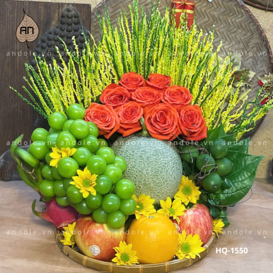 Mẹt Hoa Quả Size 30cm - Mẫu 16