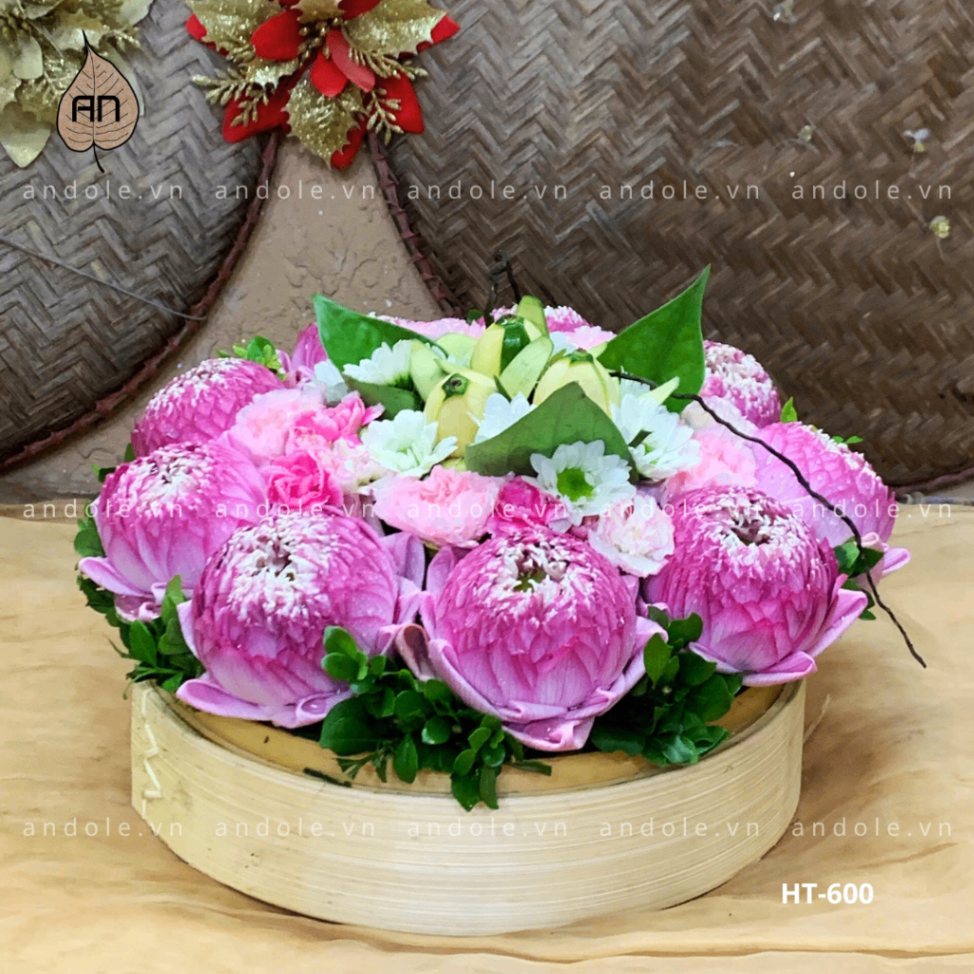 Mẹt Hoa Trầu Size 25cm Mẫu 64