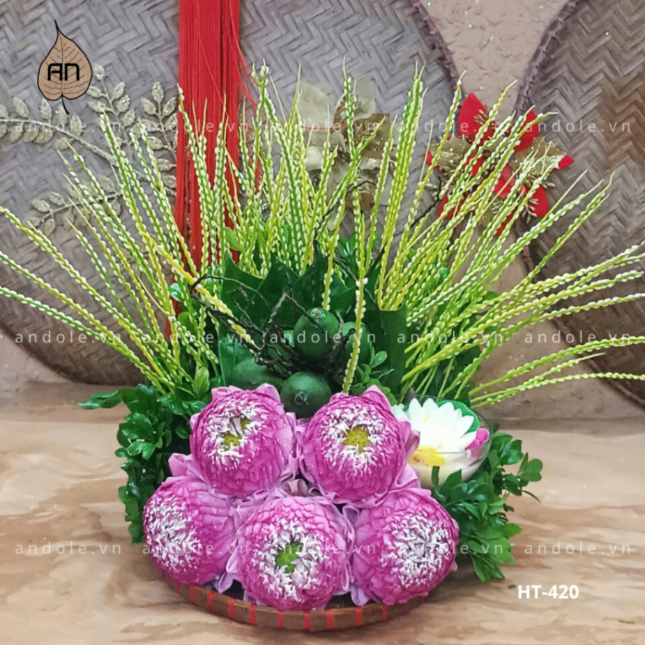 Mẹt Hoa Trầu Size 20cm Mẫu 24