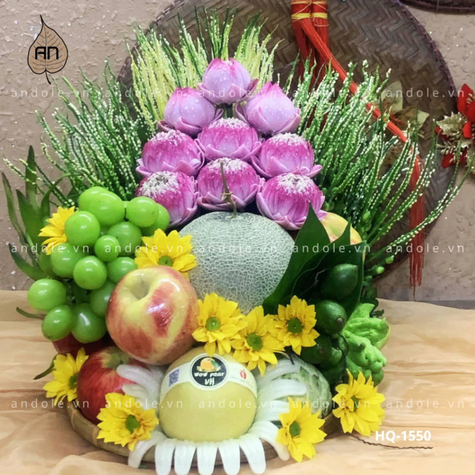Mẹt Hoa Quả Size 30cm - Mẫu 23