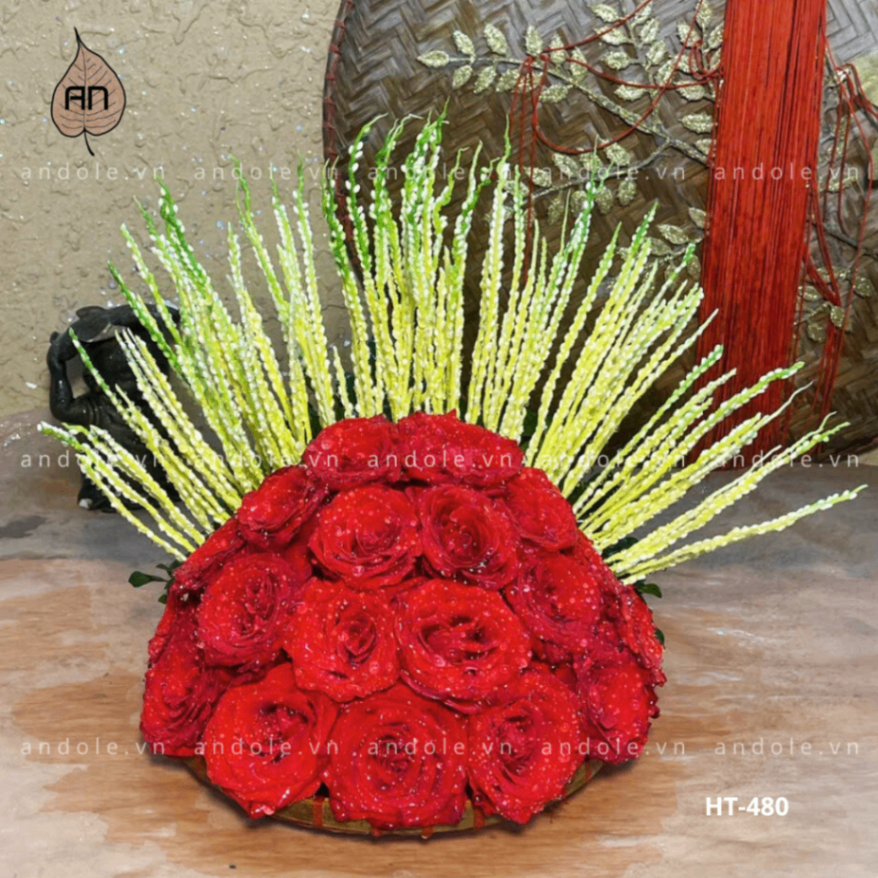 Mẹt Hoa Trầu Size 20cm Mẫu 25