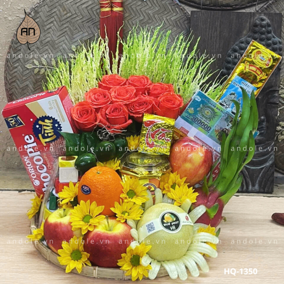 Mẹt Hoa Quả Size 30cm - Mẫu 25