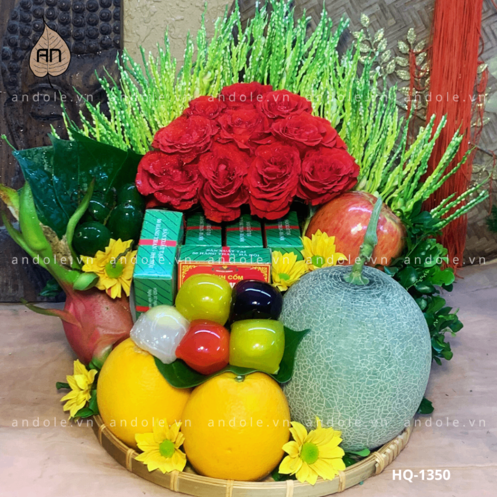 Mẹt Hoa Quả Size 30cm - Mẫu 26