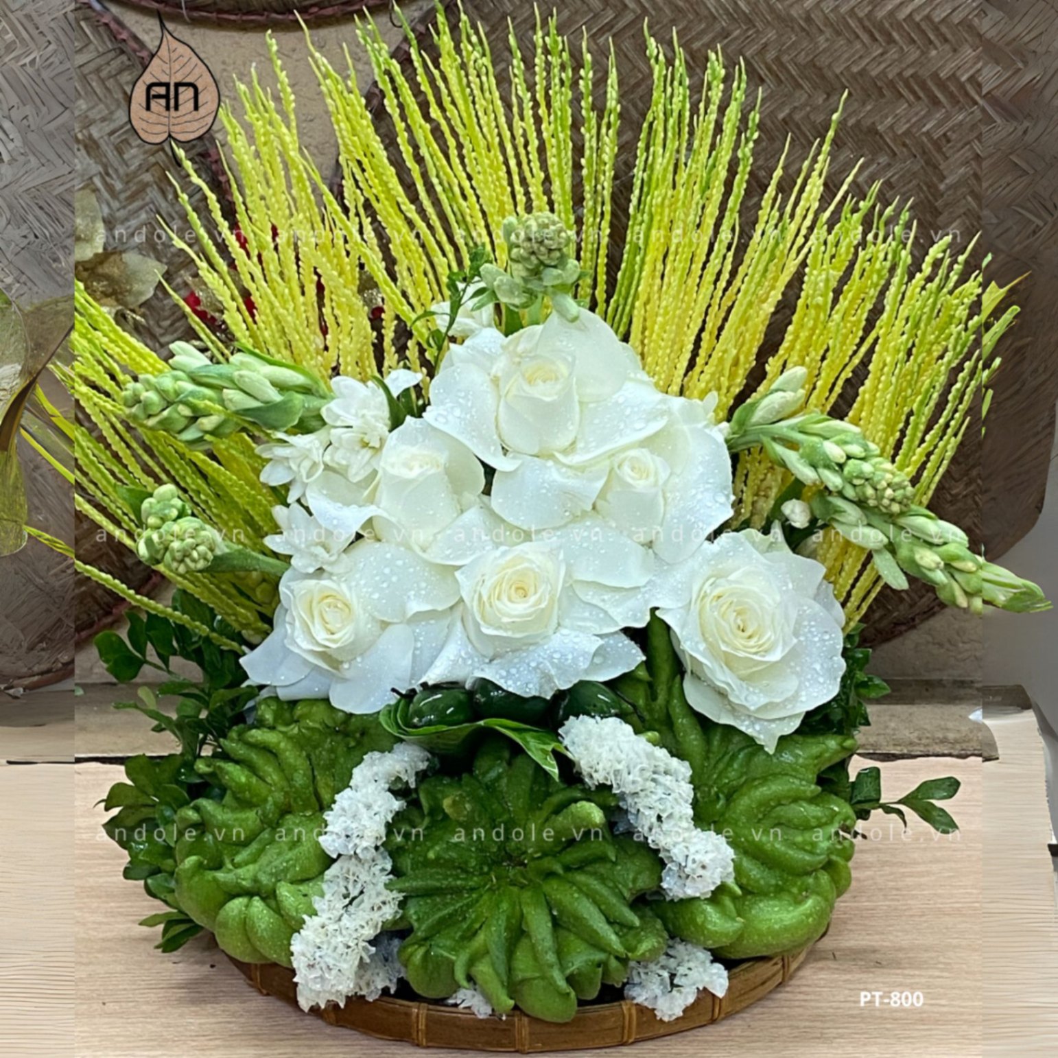 Mẹt 3 Phật Thủ Size 30cm - Mẫu 20