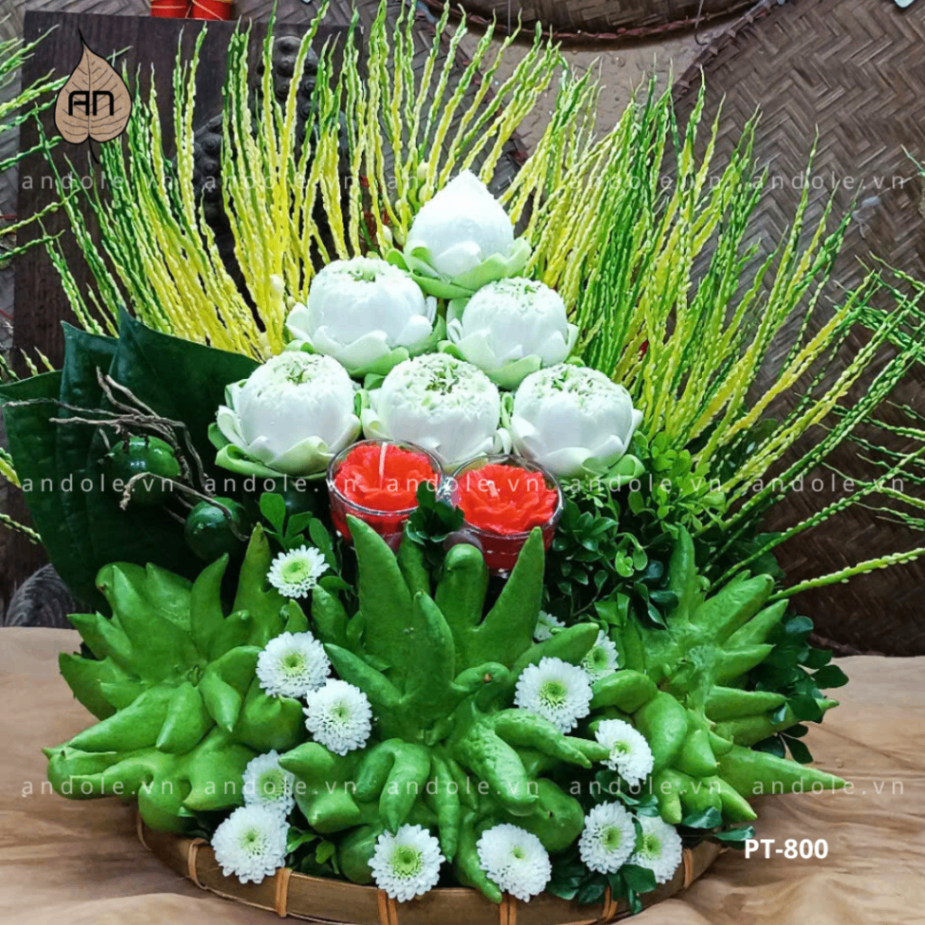 Mẹt 3 Phật Thủ Size 30cm - Mẫu 16