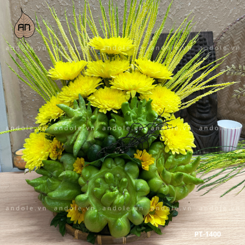 Mẹt 5 Phật Thủ Size 35cm - Mẫu 13