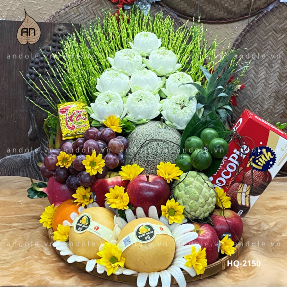 Mâm Hoa Quả Size 40cm - Mẫu 22