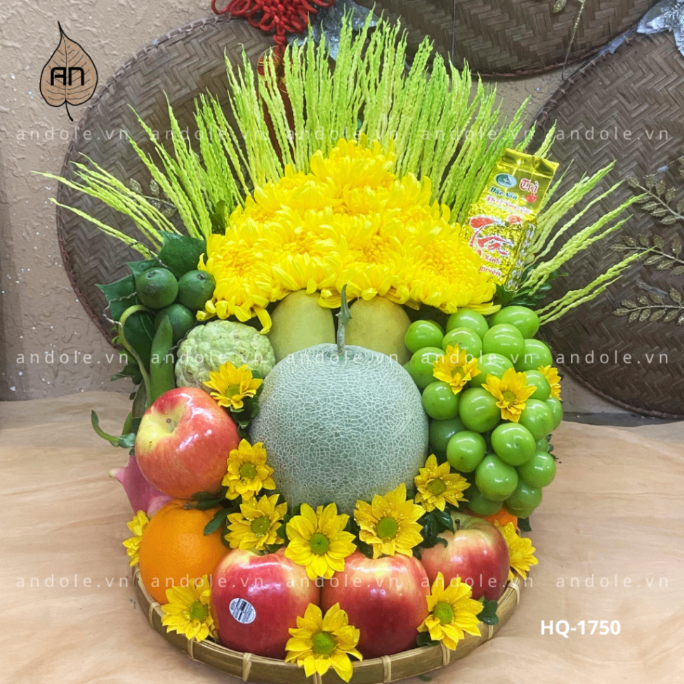Mâm Hoa Quả Size 35cm - Mẫu 35
