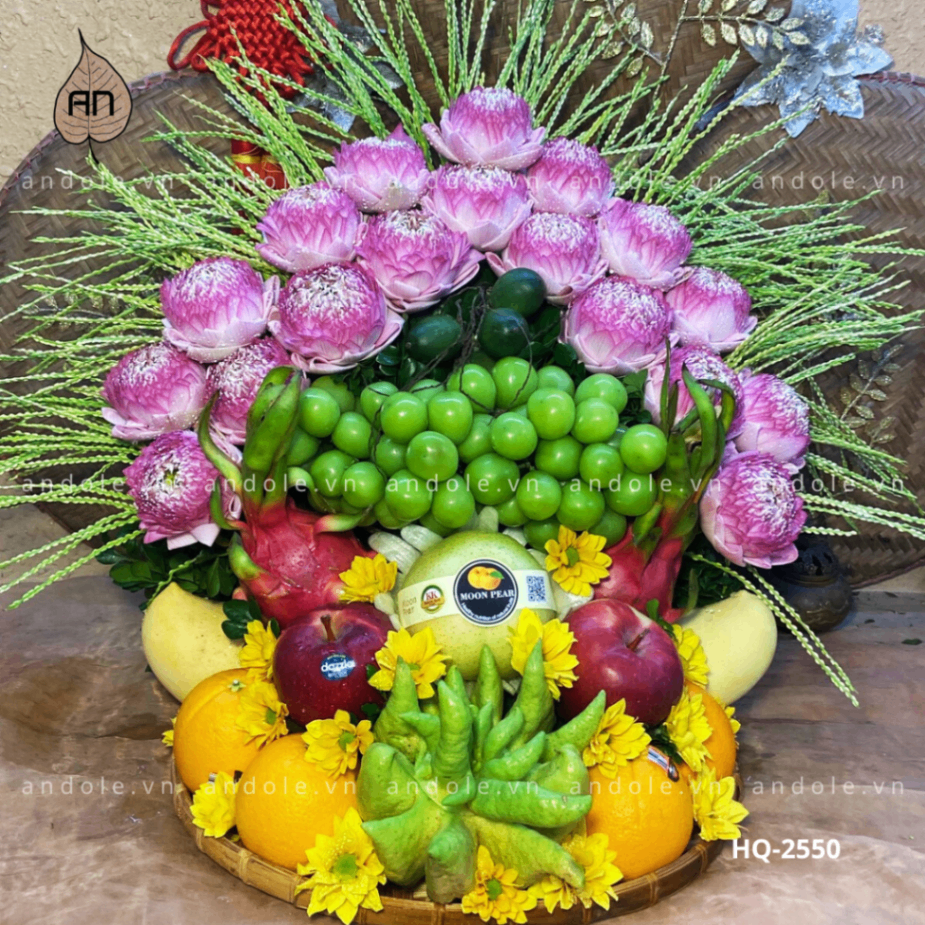 Mâm Hoa Quả Size 40cm - Mẫu 19