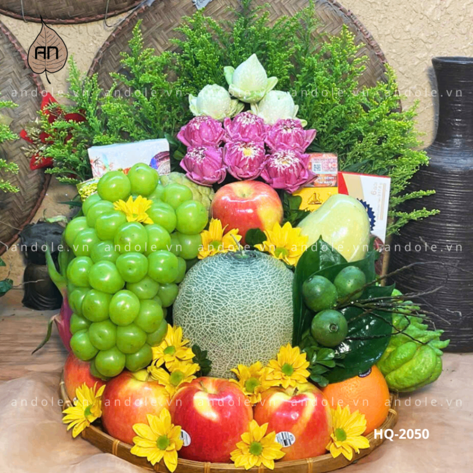 Mâm Hoa Quả Size 40cm - Mẫu 13