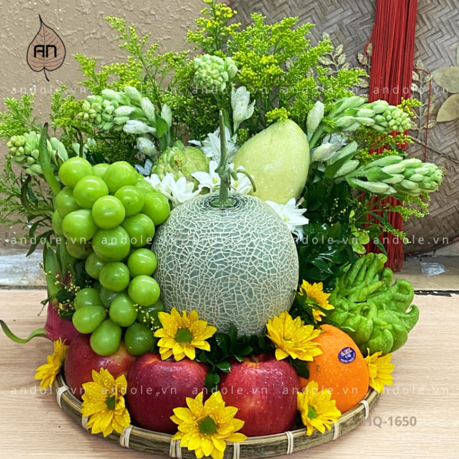 Mâm Hoa Quả Size 40cm - Mẫu 14