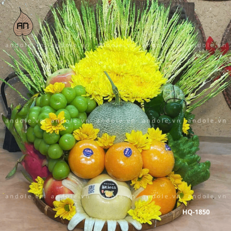 Mâm Hoa Quả Size 35cm - Mẫu 28