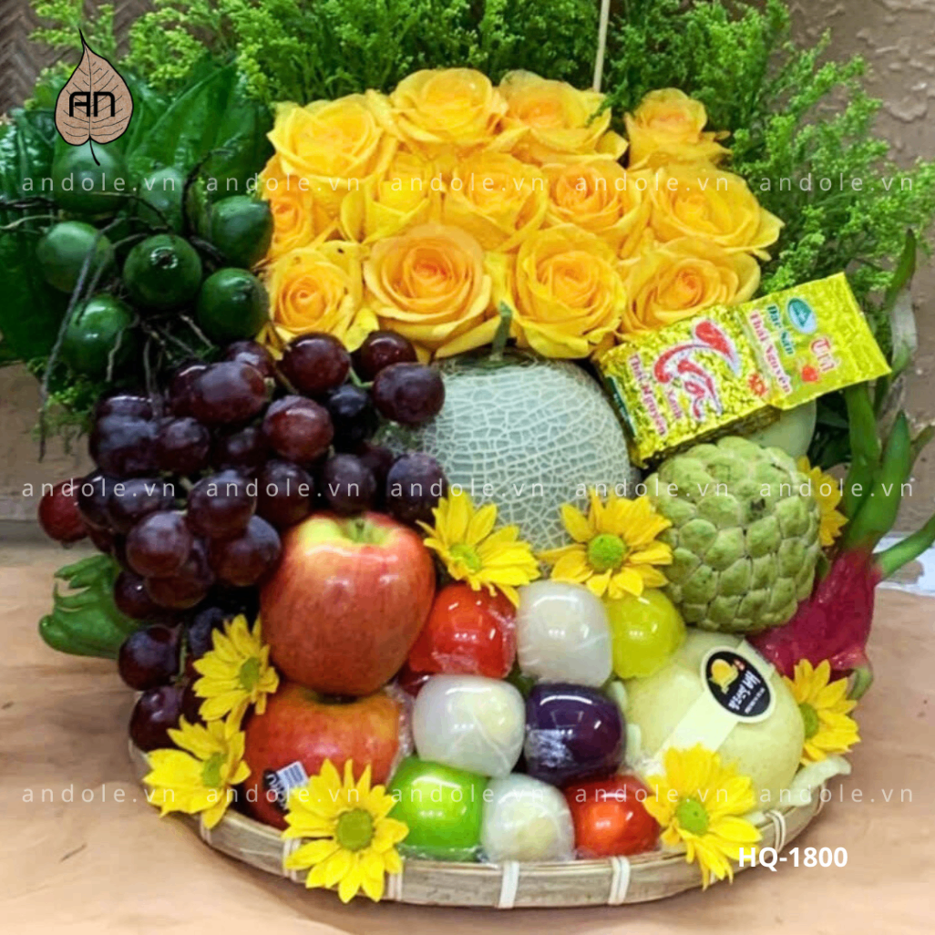 Mâm Hoa Quả Size 35cm - Mẫu 33