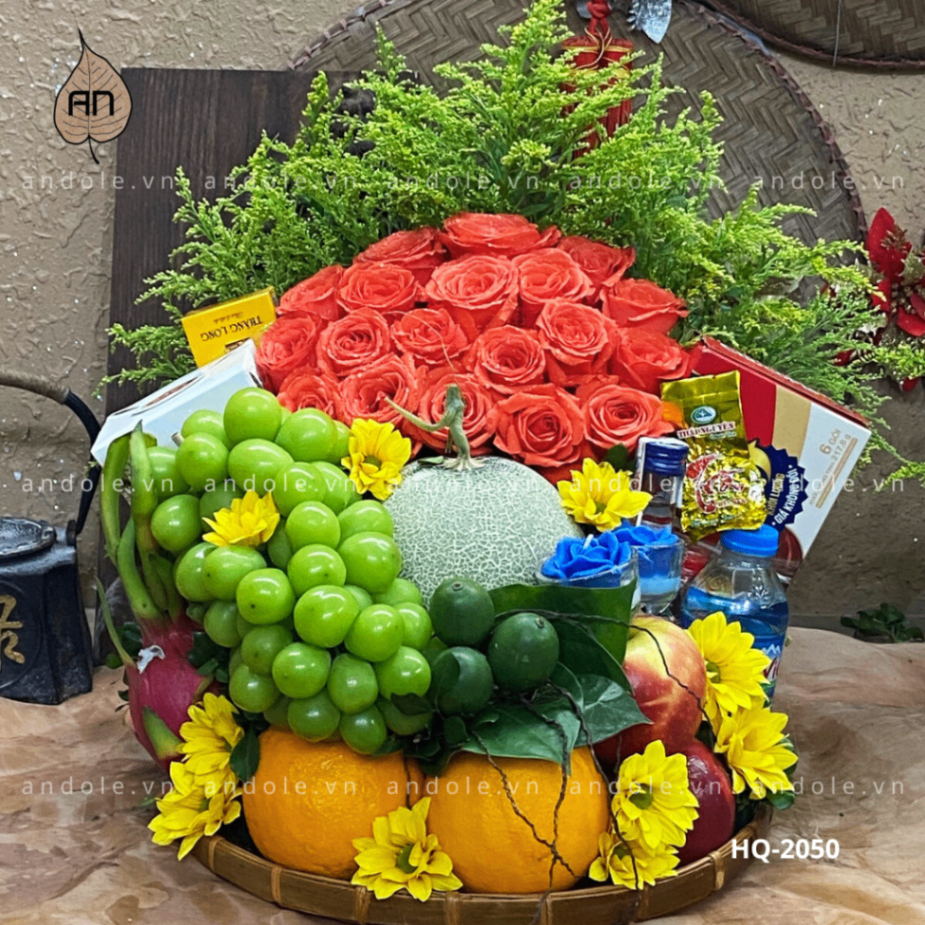 Mâm Hoa Quả Size 40cm - Mẫu 10
