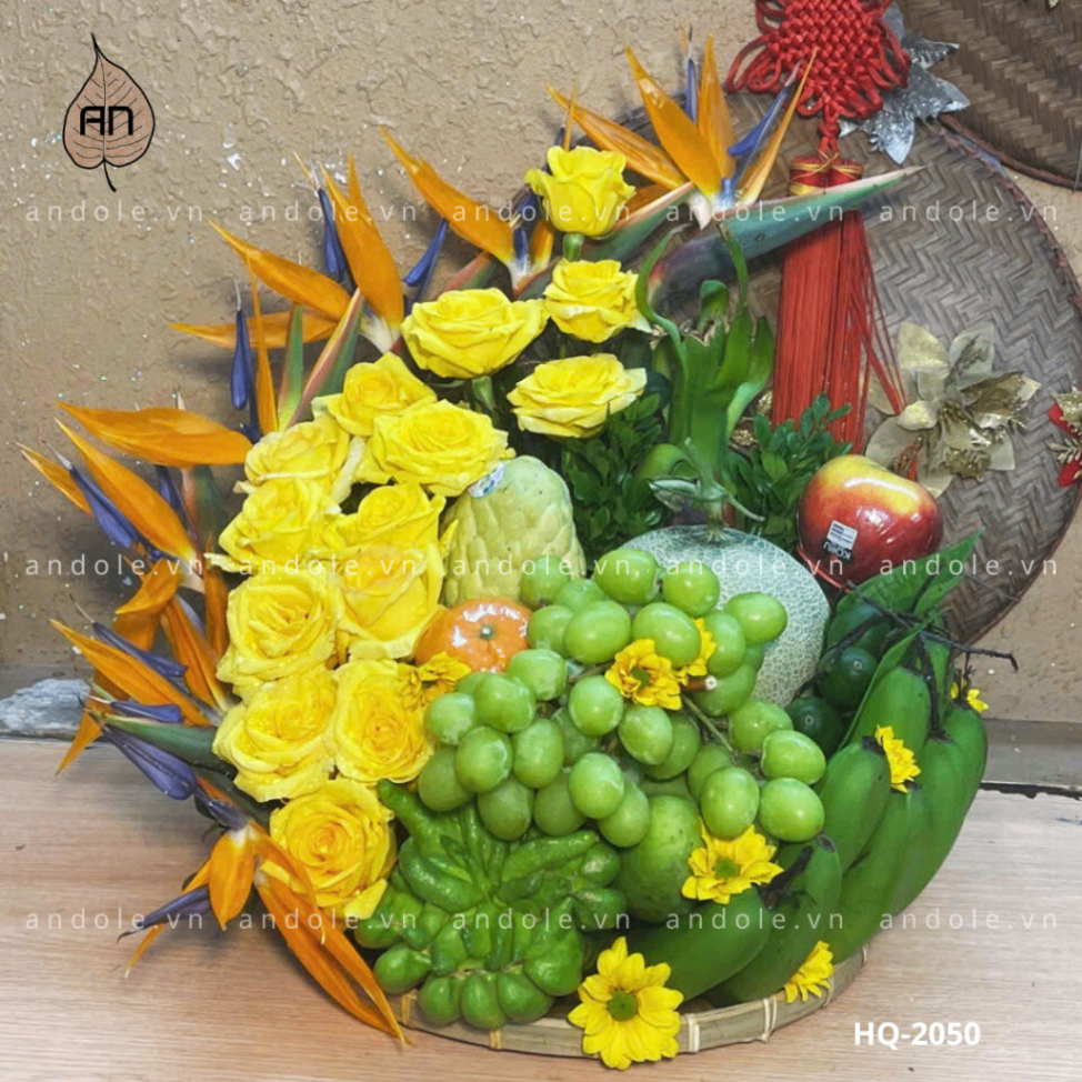 Mâm Hoa Quả Size 40cm - Mẫu 25