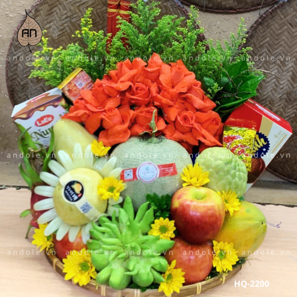 Mâm Hoa Quả Size 35cm - Mẫu 42