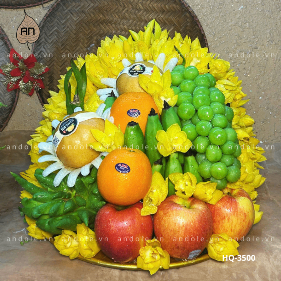Mâm Hoa Quả Size 40cm - Mẫu 17