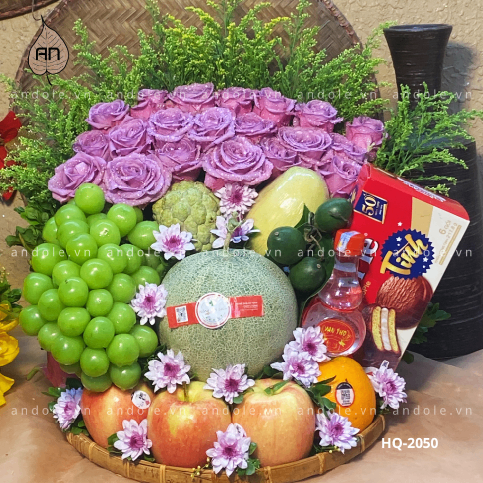 Mâm Hoa Quả Size 40cm - Mẫu 12