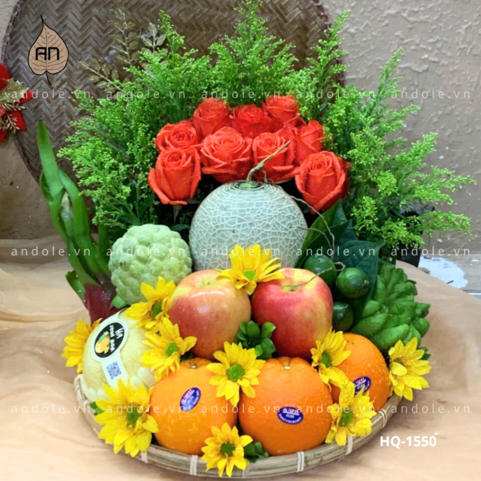 Mâm Hoa Quả Size 35cm - Mẫu 34