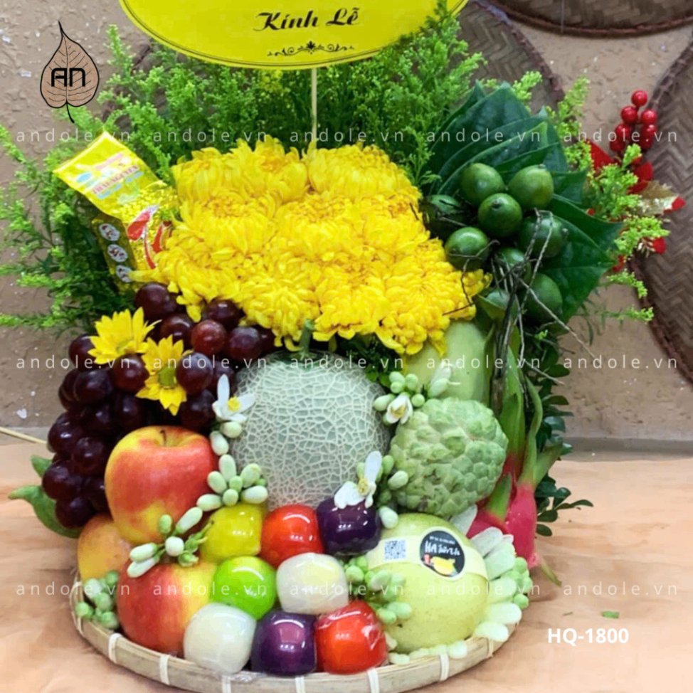 Mâm Hoa Quả Size 35cm - Mẫu 32