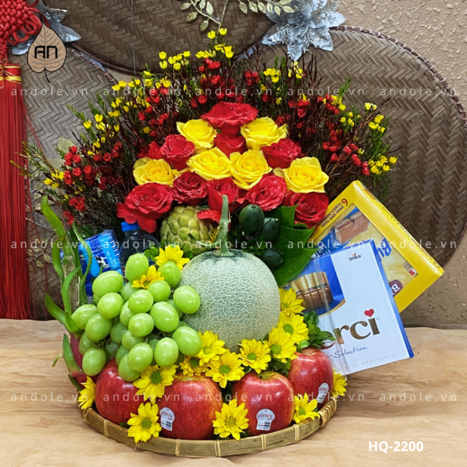 Mâm Hoa Quả Size 40cm - Mẫu 24
