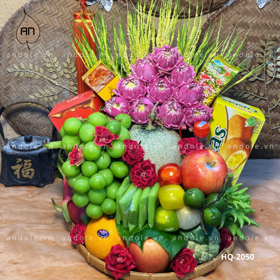 Mâm Hoa Quả Size 35cm - Mẫu 27