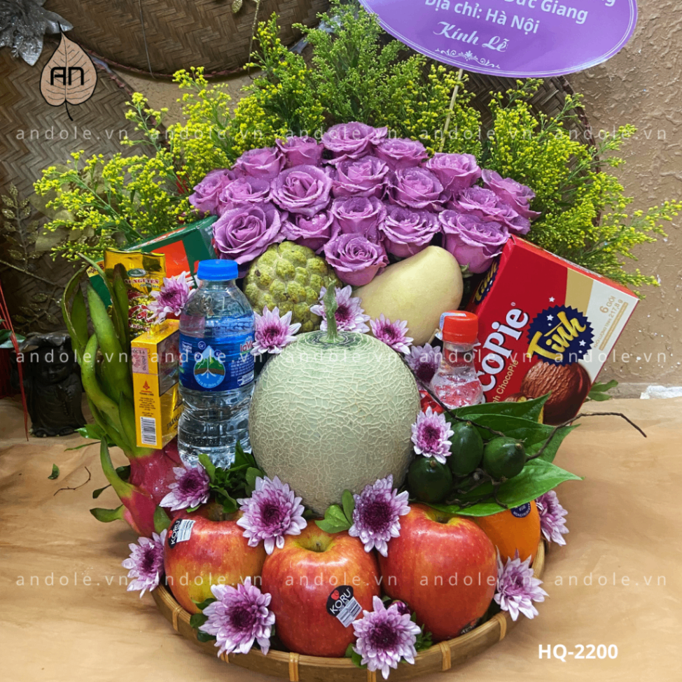 Mâm Hoa Quả Size 35cm - Mẫu 37