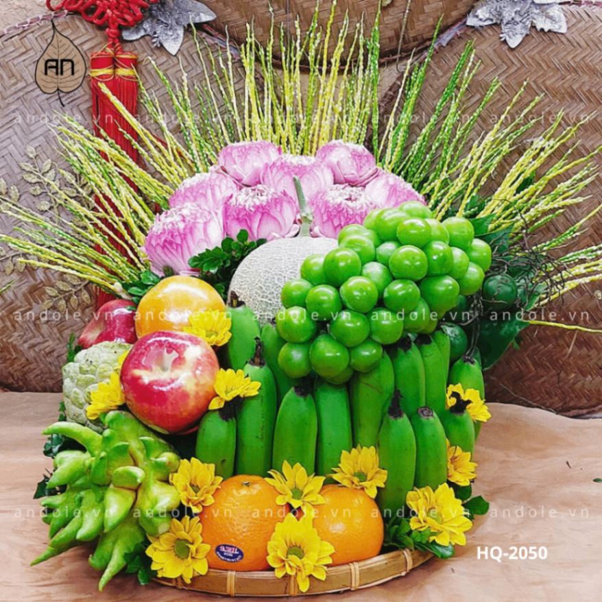 Mâm Hoa Quả Size 40cm - Mẫu 20