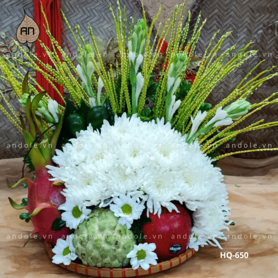 Mẹt Hoa Quả Size 25cm - Mẫu 111