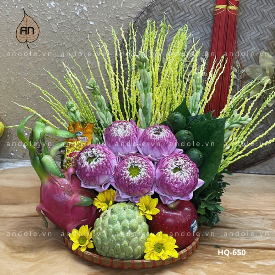 Mẹt Hoa Quả Size 25cm - Mẫu 113