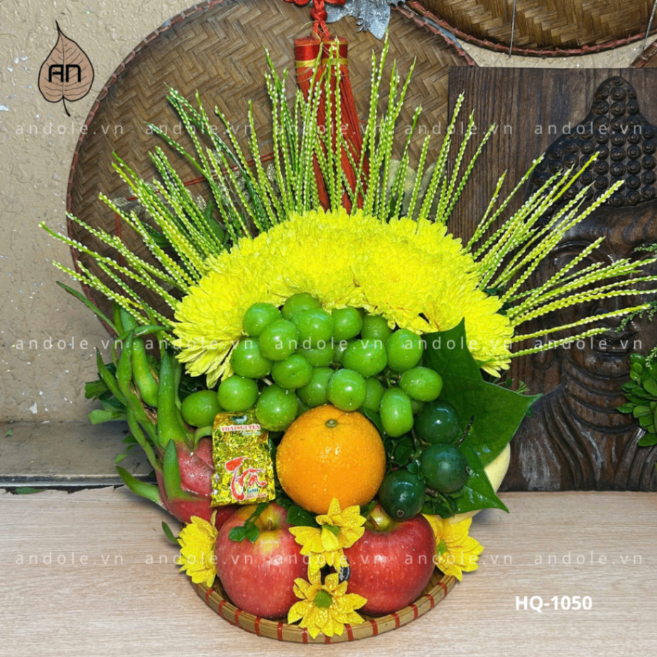 Mẹt Hoa Quả Size 25cm - Mẫu 126