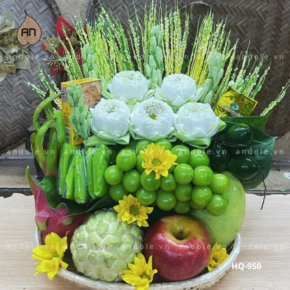 Mẹt Hoa Quả Size 25cm - Mẫu 121