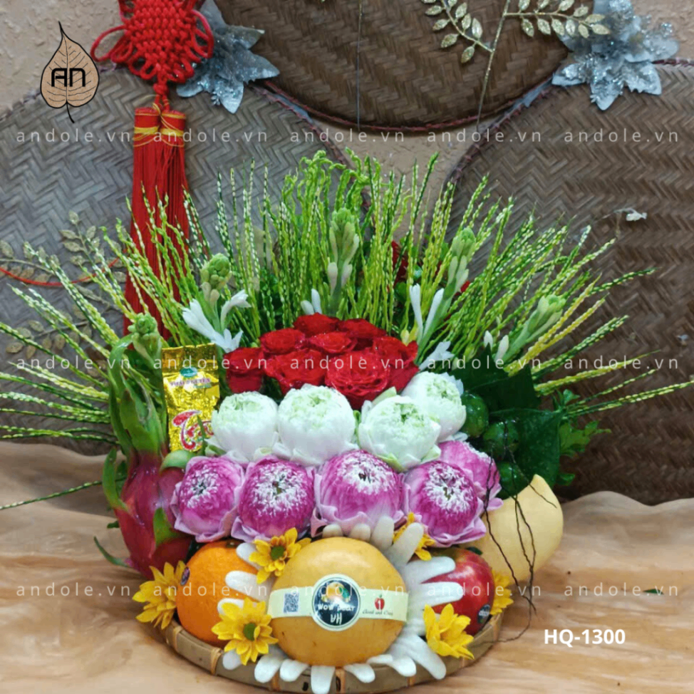 Mẹt Hoa Quả Size 30cm - Mẫu 34
