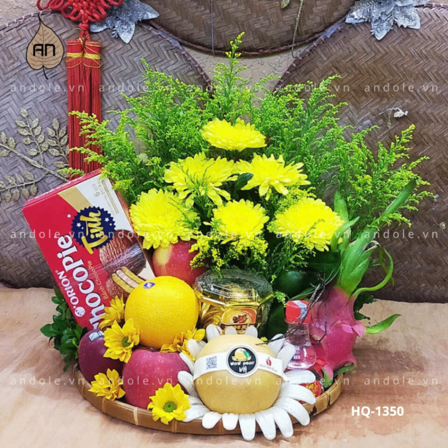 Mẹt Hoa Quả Size 30cm - Mẫu 38