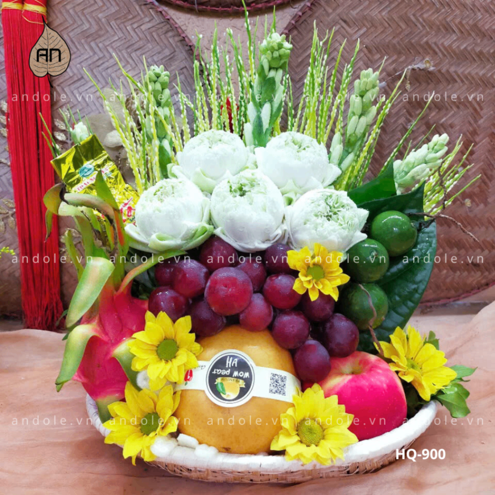 Mẹt Hoa Quả Size 25cm - Mẫu 120