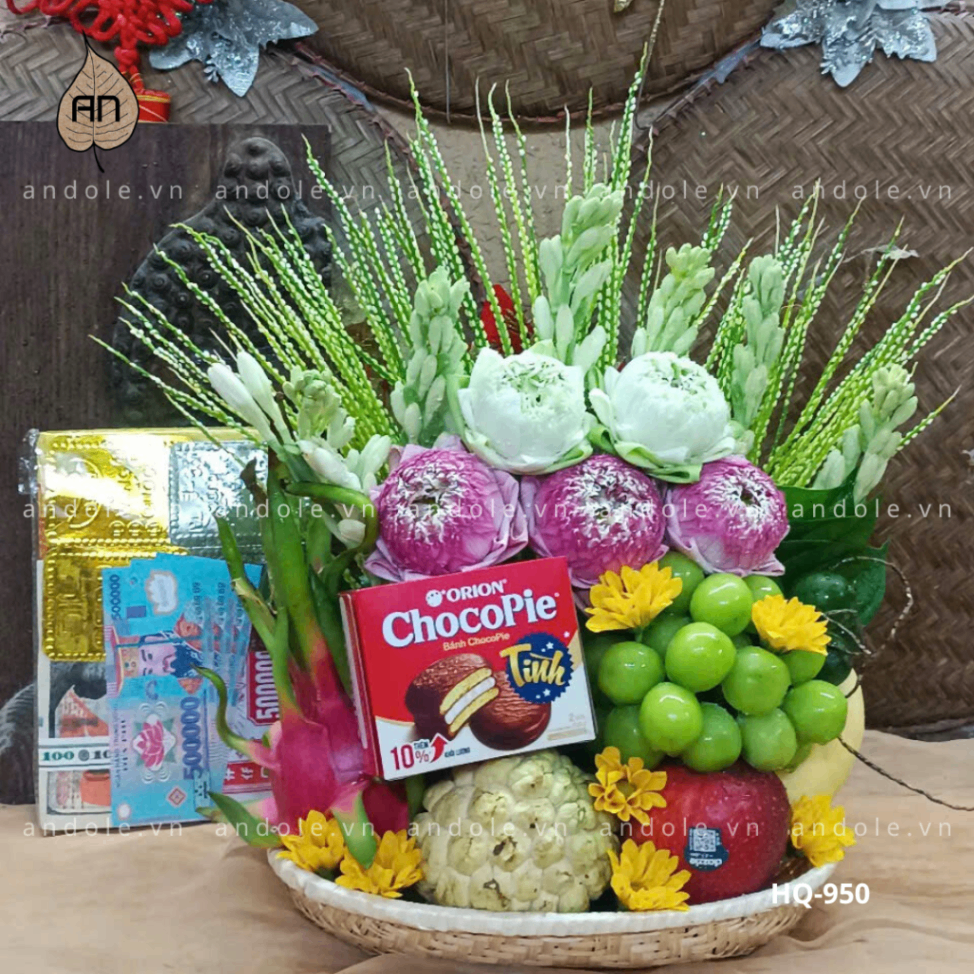 Mẹt Hoa Quả Size 25cm - Mẫu 125