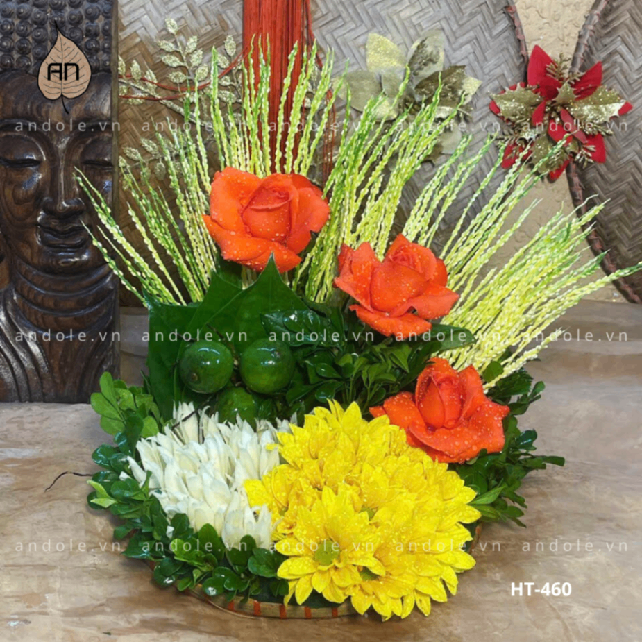 Mẹt Hoa Trầu Size 25cm Mẫu 67