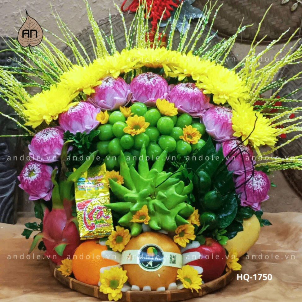 Mẹt Hoa Quả Size 30cm - Mẫu 33